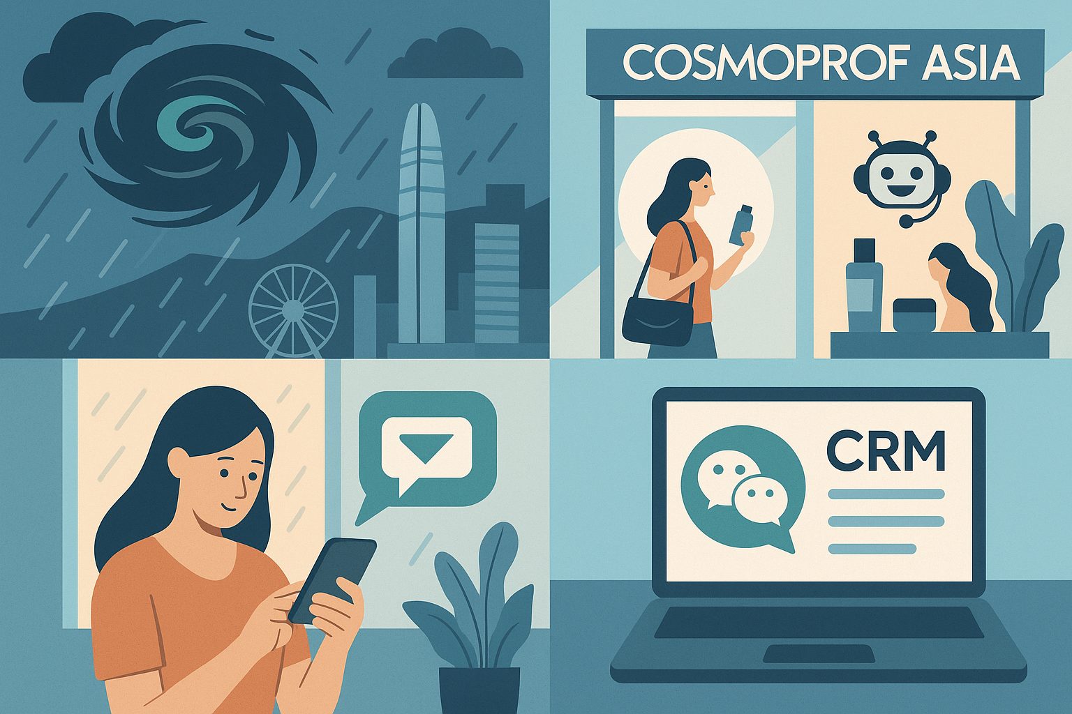 Case Study: How Cosmoprof Asia Prioritized Visitor Experience During a Typhoon — Powered by WeMine’s Social CRM Introduction Case Study: How Cosmoprof Asia Prioritized Visitor Experience During a Typhoon — Powered by WeMine’s Social CRM Introduction